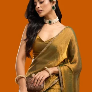 Zimichoo Two Tone Chiffon Saree